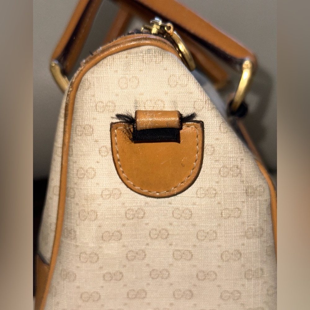 Gucci Tan and Cream Handbag - Picture 8 of 12